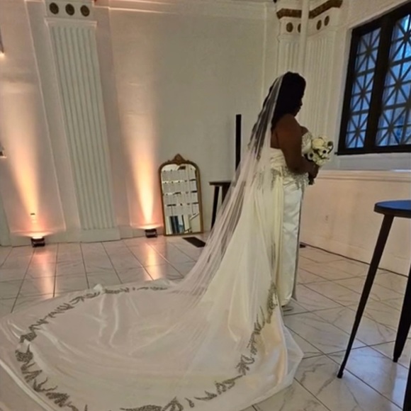 I am selling my DiDomenico custom wedding dress - Picture 3 of 5